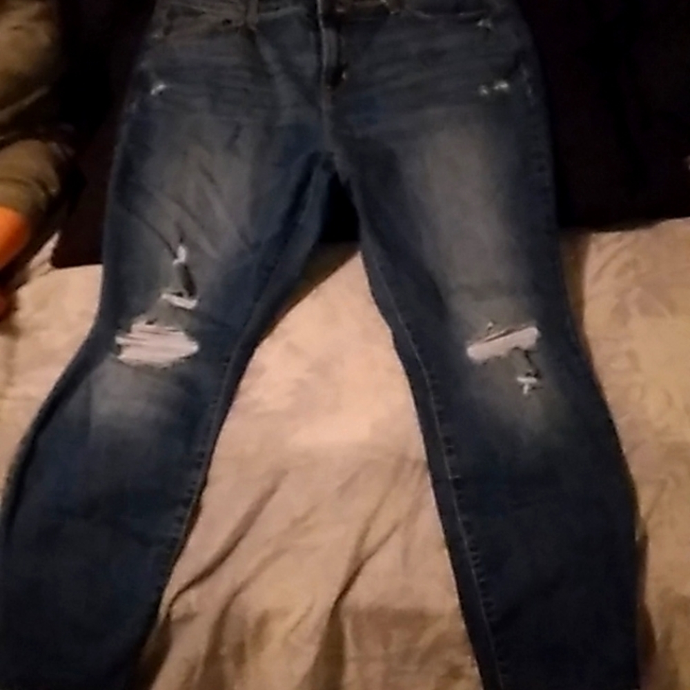 Levi's with tears